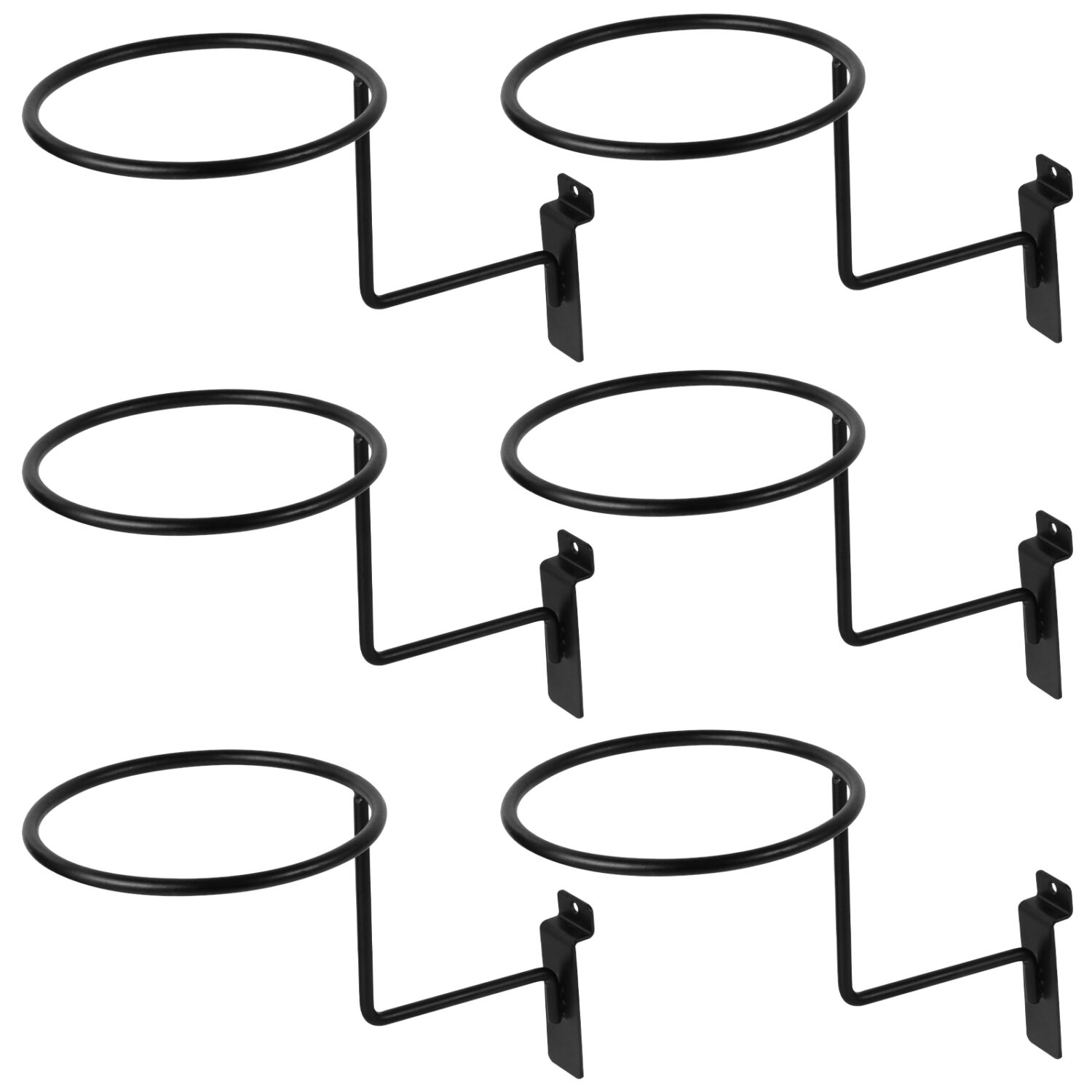 Polmart Slatwall Hat/Ball Displays, 6-Pack