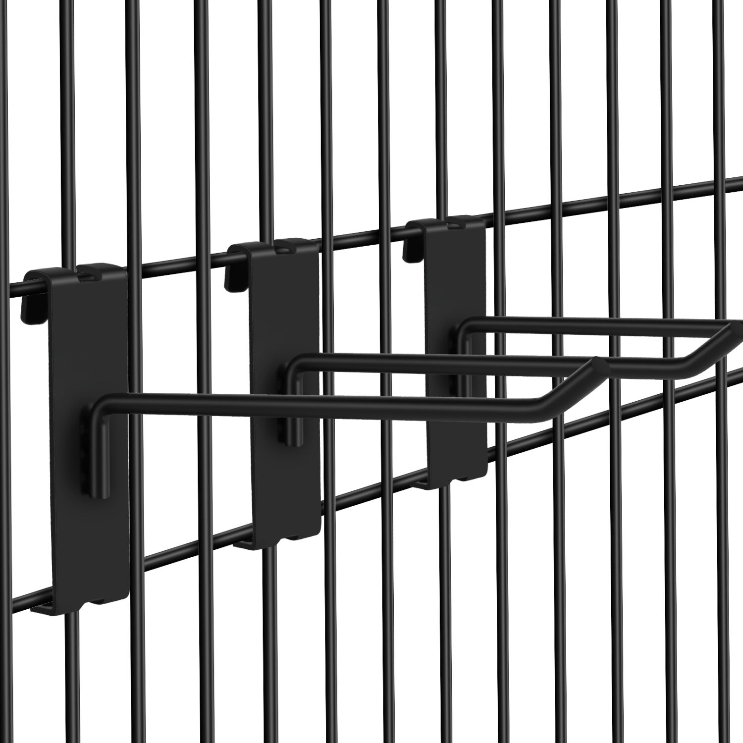 Polmart 6" Heavy Duty Black Gridwall Panel Hooks, Pack of 96 (6-inch) - Image 5